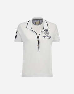 LA MARTINA ТЕНИСКА POLO KM WOMAN POLO S/S PIQUET STRETCH