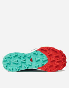 SALOMON TRAIL RUNNING - CROSS THUNDERCROSS BLACK / CHERRY TOMATO / ELECTRIC GREEN MENS SHOE
