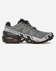 SALOMON TRAIL RUNNING - CROSS SPEEDCROSS 6 QUIET SHADE / BLACK / PEARL BLUE MENS SHOE