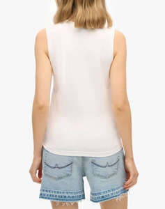 SUPERDRY D2 SDSW SPORT LUXE FITTED TANK WOMENS BLOUSE