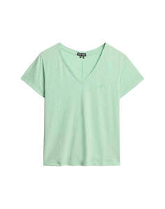 SUPERDRY D1 STUD STUDIOS SLUB EMB VEE TEE ДАМСКА ТЕНИСКА