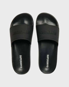 SUPERDRY D2 SDNA LOGO POOL SLIDE MENS SHOE