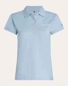 TOMMY HILFIGER SLIM SCRIPT POLO SS