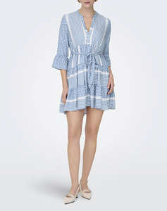 ONLY ONLATHENA LIFE 3/4 SHORT DRESS WVN NOOS