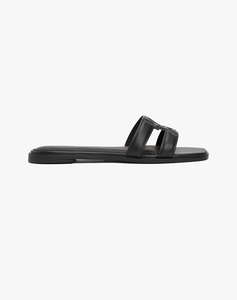 TOMMY HILFIGER TH LOGO STRAP MULE