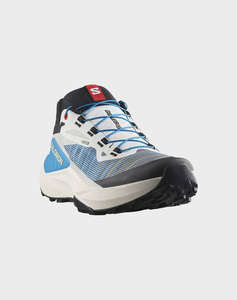 SALOMON TRAIL RUNNING - GENESIS GENESIS BLACK / WHITE / TRANSCEND BLUE MENS SHOE