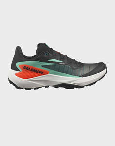 SALOMON TRAIL RUNNING - GENESIS GENESIS BLACK / ELECTRIC GREEN / CHERRY TOMATO MENS SHOE