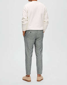 SELECTED SLH172-SLIMTAPE BRODY LINEN PANT NOOS