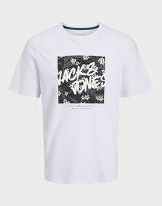 JACK&JONES JJHAWAII SHAPE TEE SS CREW NECK JNR