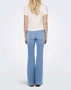 ONLY ONLDORA S/S KNOT FOLD-UP TOP JRS