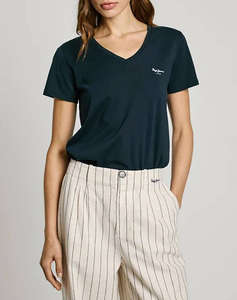 PEPE JEANS DROP 2 MACY V-NECK Дамска тениска