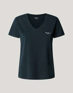 PEPE JEANS DROP 2 MACY V-NECK Дамска тениска