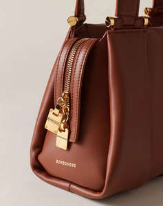 BORBONESE BAULETTO LEATH (Размери: 24 х 24 х 14см)
