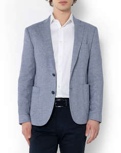 THE BOSTONIANS САКО COTTON LINEN REGULAR FIT