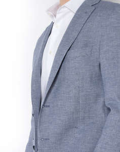 THE BOSTONIANS САКО COTTON LINEN REGULAR FIT