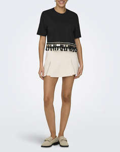 ONLY ONLFILIPPA LIFE S/S TASSEL TOP JRS