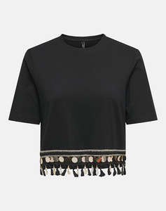 ONLY ONLFILIPPA LIFE S/S TASSEL TOP JRS