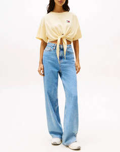TOMMY JEANS TJW REG WAIST TIE BADGE TEE EXT
