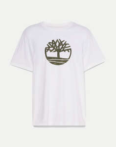 TIMBERLAND Camo Tree Logo Short Sleeve Tee