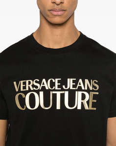 VERSACE JEANS 78GAHT05CJ00T 78UP600 S LOGO INSTIT THICKFOIL Мъжка тениска