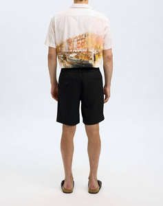 SELECTED SLHREGULAR-LEROY PLEAT SHORTS NOOS