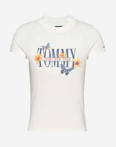 TOMMY JEANS TJW SLIM TJ BUTTERFLY TEE