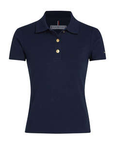 TOMMY HILFIGER SLIM GOLD BUTTON POLO SS