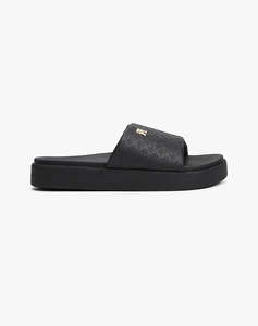TOMMY HILFIGER PLATFORM MONOGRAM POOLSLIDE