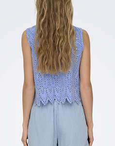 ONLY ONLTULUM SL EMB TOP WVN