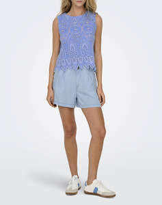 ONLY ONLTULUM SL EMB TOP WVN