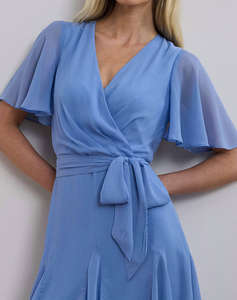 LAUREN RALPH LAUREN WANDELLA-SHORT SLEEVE-DAY DRESS