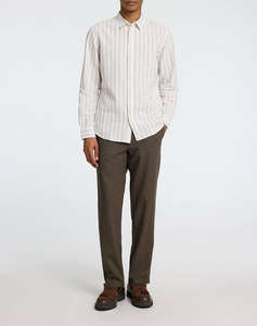SELECTED SLH172-SLIMTAPE BRODY LINEN PANT NOOS