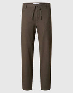 SELECTED SLH172-SLIMTAPE BRODY LINEN PANT NOOS