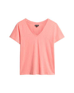 SUPERDRY D1 STUD STUDIOS SLUB EMB VEE TEE ДАМСКА ТЕНИСКА