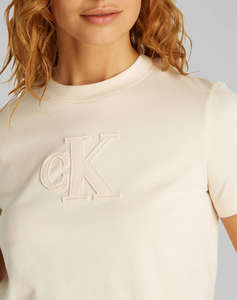 CALVIN KLEIN JEANS CK APPLIQUE REGULAR TEE