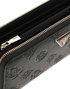 GUESS CRESIDIA SLG LARGE ZIP AROUND ДАМСКИ АКСЕСОАРИ (Размери: 21 x 10 x 2см.)