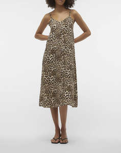 VERO MODA VMJOSIE CALF SINGLET DRESS WVN GA