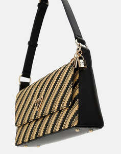 GUESS SIMONA FLAP SHOULDER BAG ДАМСКА ЧАНТА(Размери: 24 x 18 x 7см.)