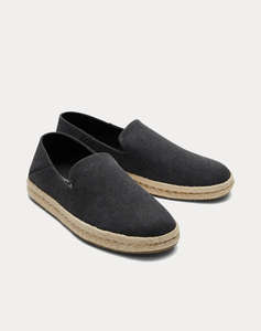 TOMS BLK RCLD CTN CVS MN SANTGO ESP