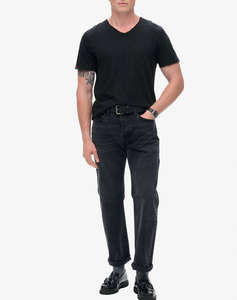 SUPERDRY D3 STUD RAW EDGE SLUB V T SHIRT МЪЖКА ТЕНИСКА