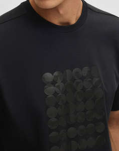 BOSS Tee Print Striped C 10270235 01