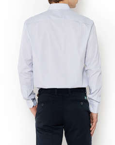 THE BOSTONIANS РИЗА ACORN ПОПЛИН CUSTOM FIT Stripe POPLIN Semi-rex Custom FIT