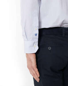 THE BOSTONIANS РИЗА ACORN ПОПЛИН CUSTOM FIT Stripe POPLIN Semi-rex Custom FIT