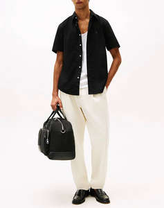 TOMMY HILFIGER FLEX POPLIN SOLID S/S SHIRT