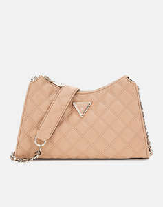 GUESS GIULLY TOP ZIP SHOULDER BAG ДАМСКА ЧАНТА(Размери: 25 x 14 x 5см.)