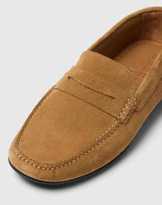 SELECTED SLHSERGIO SUEDE PENNY DRIVING SHOE