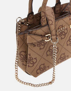 GUESS LORELEI MINI SATCHEL ДАМСКА ЧАНТА(Размери: 18 x 14 x 7см.)