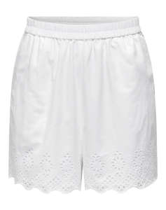 ONLY ONLLOU LIFE EMB LOOSE SHORTS WVN