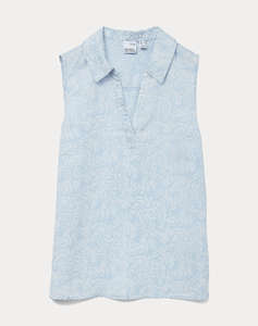 VERO MODA VMHARPER SL COLLAR SHORT TENCEL TOP GA