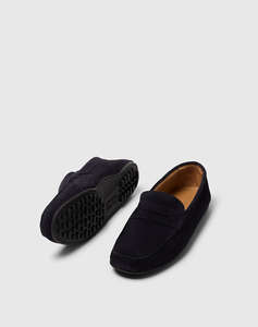 SELECTED SLHSERGIO SUEDE PENNY DRIVING SHOE
